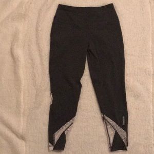 Reebok Dark Grey Mesh Leggings